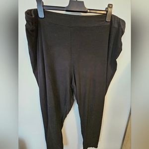 Terra Sky Black Leggings, 3X